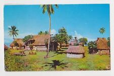 Fiji,South Pacific,Native Fijian Village,Used,Fiji Stamp,Suva,1959 picture