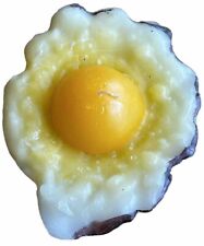 1970s FRIED EGG CANDLE/SUNNY SIDE UP VERY RARE SEE DETAILS picture