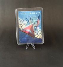 Rare Holographic Delta Airplane Trading Card Boeing 737 Card No 32 New   picture