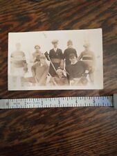 RARE 1900s Canadian Ice Hockey Team RPPC Photo Postcard  Unposted  Undivided  picture