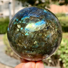 321G Natural gorgeous Labrador ball quartz crystal stone specimen healing picture