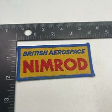 VINTAGE BRITISH AEROSPACE NIMROD Airplane Patch 274M picture
