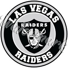 Las Vegas Raiders Circle Logo Sticker / Vinyl Decal 10 sizes picture