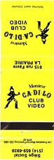 Monsieur Ca-Di-Lo Club Video, La Prairie, Quebec, Canada Vintage Matchbook Cover picture