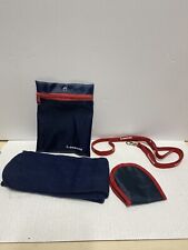 Qantas airlines Australia Air travel pouch lanyard socks eye mask First Class picture