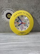 Yellow Wall Clock It's Time To Read Children's Book of the Month Club Very Cute picture