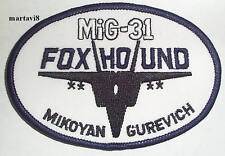 Russian Air Force`MiG 31 FOXHOUND` Cloth Badge / Patch (R9) picture