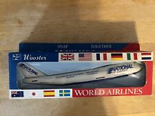 Vintage Wooster 747-400F United Airlines Model 702 World Airlines Snap Together picture