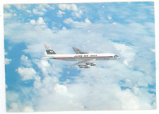 Japan Air Lines DC8 Postcard - Vintage 1960's JAL Douglas DC-8 Airplane Card picture
