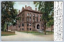 1907 Y.M.C.A. BUILDING WATERBURY CONNECTICUT CT*TO BIDDEFORD ME BLANCHE WARREN picture
