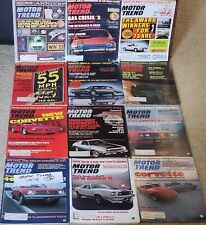1975 Motor Trend Magazine Vintage Lot Of 12 Full Year Jan-Dec See Pictures picture