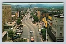 Hendersonville NC-North Carolina, Downtown Shopping, Hotel Vintage Postcard picture