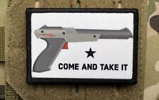 Nintendo Zapper Come And Take It Morale Patch / Military Badge Tactical Hook  99 picture