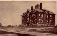 Postcard Colon High School in Colon, Michigan picture