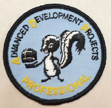 Vintage LOCKHEED Skunk Works PATCH sew on USAF ADP Advanced Development Projects picture