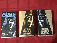 STAR WARS TRILOGY 1995, 1997 Gold & 1997 Silver Widescreen Special Edition picture