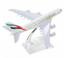 New Emirates A380 Airbus 16CM Airlines Die Cast Metal Desk Aircraft Plane Model picture