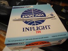 RARE Inflight Boeing 747 PAN AM, 1:200, Hard to Find, NIB picture