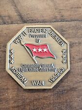 WWII US 8th Army CG 3 Star General Pacific Campaign Challenge Coin L@@K picture
