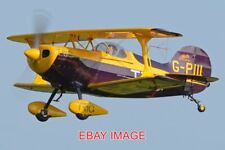 PHOTO  AEROPLANE PITTS S-1D SPECIAL 'G-PIII' C/N PFA/009-10156. BUILT 1981. SEEN picture
