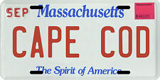 Cape Cod Massachusetts Aluminum MA License Plate  picture