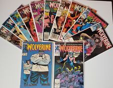 Wolverine #1 + #6 - #16 WITH KEYS LOW GRADE Marvel 1988 Lot of 12 picture