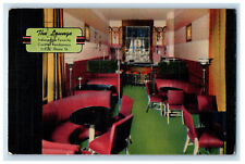 1942 The Lounge Indianapolis Cocktail Rendezvous Illinois St. IN Postcard picture