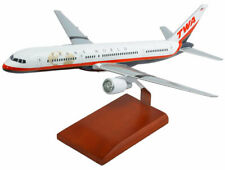 TWA Trans World Airlines Boeing 757-200 Desk Display 1/100 Model ES Airplane picture
