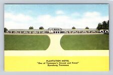 Dyersburg TN-Tennessee, Plantation Motel, Advertising, Vintage Souvenir Postcard picture