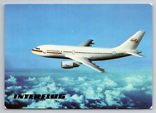 Interflug A 310/208 Sitzplatze Airline Aircraft Postcard picture