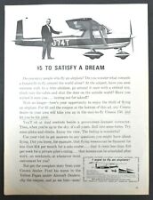 1965 Cessna 150 Airplane Ad $5 to Satisfy a Dream Vintage Print Ad picture
