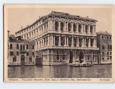 Postcard Palazzo Pesaro Sede Della Mostra del Tintoretto Venice Italy picture