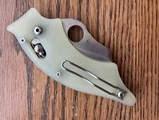Spyderco Dodo Natural Jade G10 M4 Knife C80GM4S Discontinued Exclusive picture