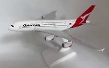 Qantas  Model Airplane  Airbus A380 Apx 19cm  Diecast Metal On Stand picture