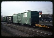 Railroad Slide - Penn Central #229421 Box Car 1979 Westmont Illinois Freight PC picture
