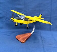Zenith STOL CH-701 Custom-Built Wooden Airplane Desktop Model w/ Display Stand picture