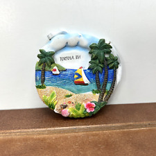 Tortola British Virgin Islands Hand Painted Resin Christmas Ornament picture