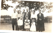 Vintage Photo 1930s, Family Dressed Up & Posed In BHM, AL, 4.5x2.25 Black White picture