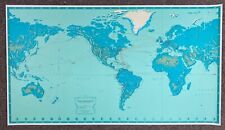 Beautiful 1959 Pan Am poster route map, pristine condition, 36