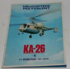 70s   USSR Russian soviet  Aeroflot aviaexport helicopter ka - 26 broshure picture