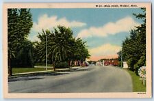Walker Minnesota Postcard Main East Entrance Southwest Shore Road c1940 Vintage picture