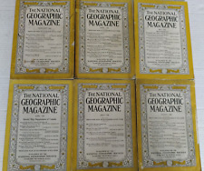 1936 National Geographic Magazine Lot Of 6 picture