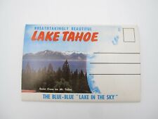 VTG Breathtakingly Beautiful Lake Tahoe Fold Out 