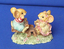 Ganz Little Cheesers Mouse Figurine Miniature 1991 Sugar & Spice Truffle Cicely picture