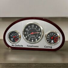 Toyota Promotional Desk Clock Very Rare Humidity Temperature Combo Flaws Vintage picture