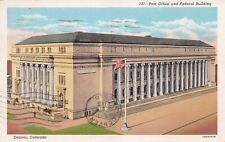 Post Office and Federal Building, Denver, Colorado, Early Postcard, Used picture