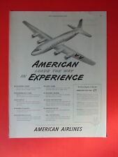 1947 AMERICAN AIRLINES Leads the WAY art print ad picture