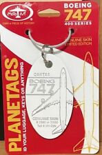 PLANETAGS Qantas Boeing 747 747-438 VH-OJN Genuine Aircraft Skin Luggage Tag picture