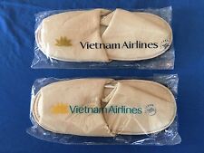 New 2 Pairs Of Vietnam Airlines First Business Class Slippers Skyteam Shoes  picture