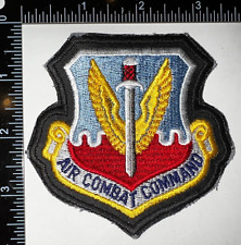 USAF US Air Force Air Combat Command HOOK & LOOP Jacket Patch picture